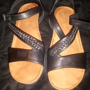BareTraps Black Strappy Sandals